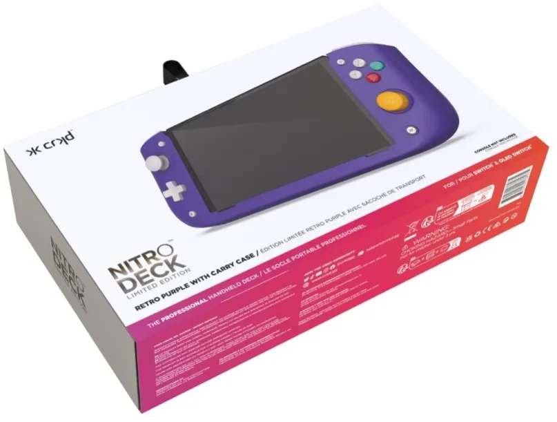 Gamepad Nitro Deck Purple Limited Edition - Nintendo Switch, pre Nintendo Switch, USB-C, a