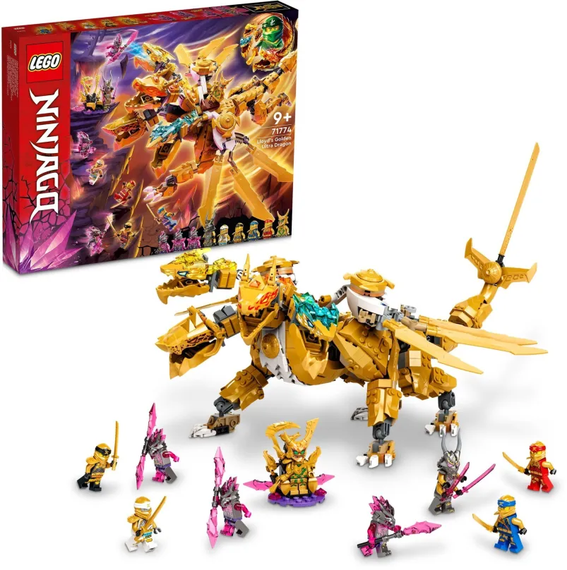 LEGO stavebnica LEGO® NINJAGO® 71774 Lloydov zlatý ultra drak