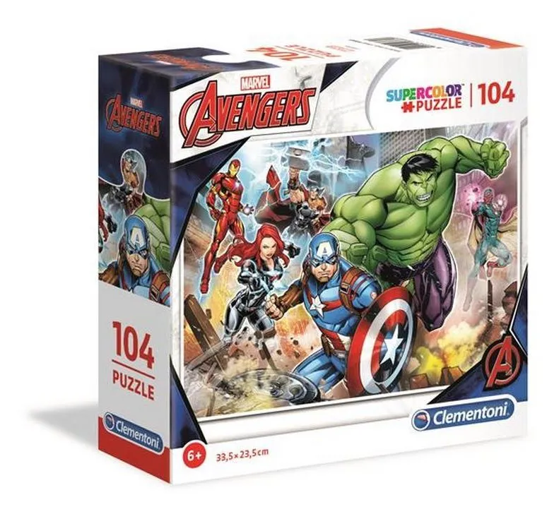 CLEMENTONI Puzzle Marvel: Avengers 104 dielikov