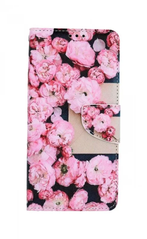 Puzdro na mobil TopQ Realme 7 Ružové kvety 63502