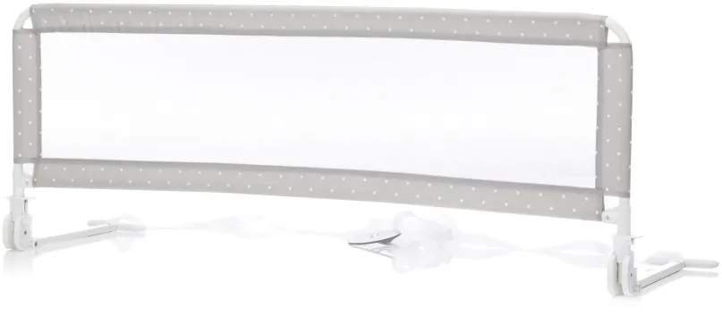 Detská zábrana Zábrana na posteľ Hugo Dots Grey 135 x 50 cm