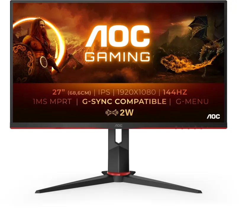 LCD monitor 27 "AOC 27G2AE Gaming