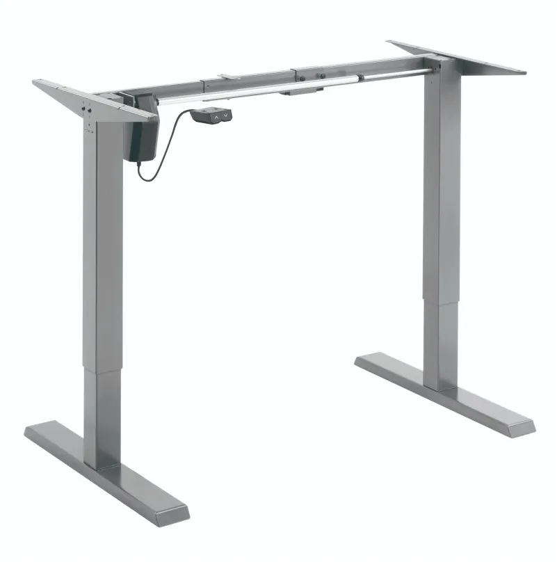 Výškovo nastaviteľný stôl AlzaErgo Table ET2.1 sivý