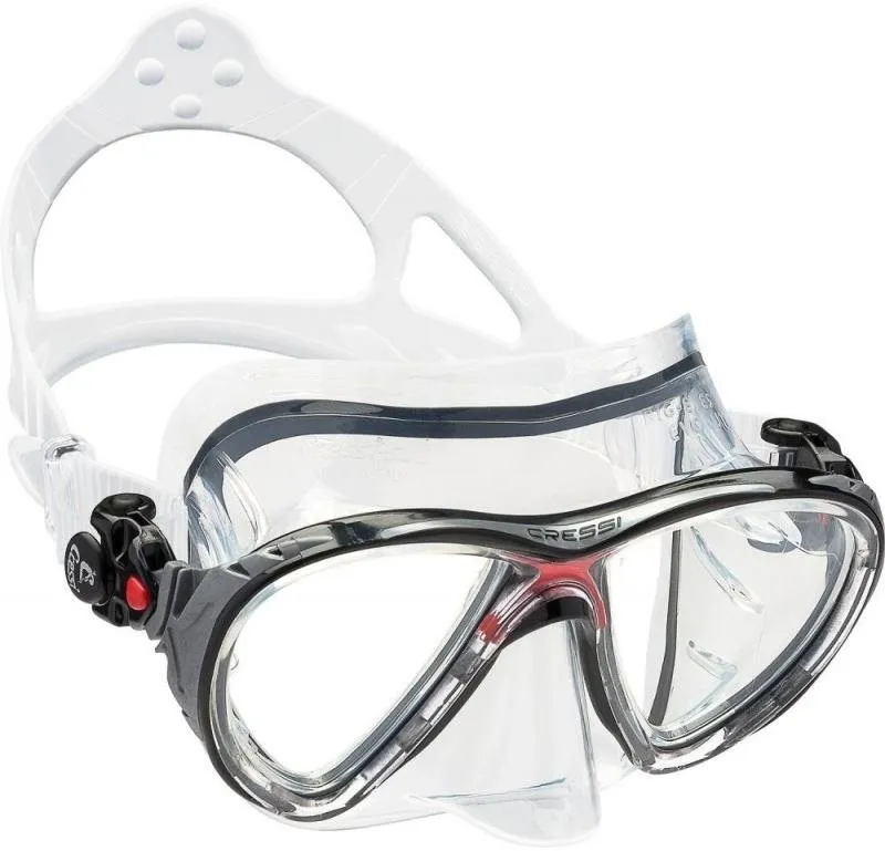 Potápačské okuliare Cressi BIG EYES EVOLUTION, transparentná/červená