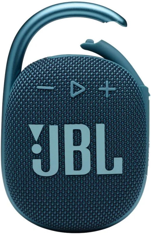 Bluetooth reproduktor JBL Clip 4 modrý, aktívny, s výkonom 5W, frekvenčný rozsah od 100 Hz