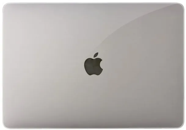 Púzdro na notebook Epico Shell cover pre MacBook Air 13" 2018/2020 Gloss - biele (A1932/A2179)