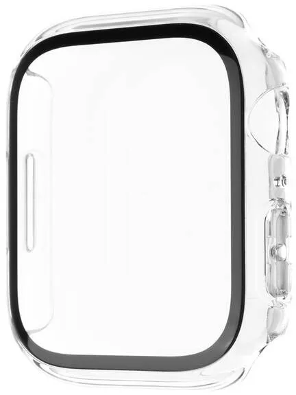 Ochranný kryt na hodinky FIXED Pure s temperovaným sklom pre Apple Watch 45mm/Series 8 45mm číre