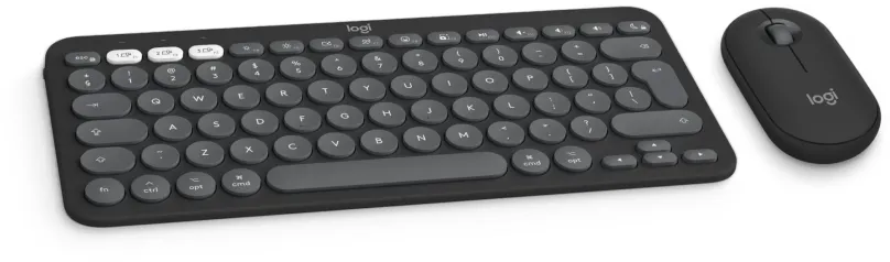Set klávesnice a myši Logitech Pebble 2 Combo MK380s pre MAC, Graphite - US INTL