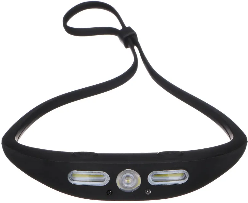 LED svietidlo Sixtol Čelovka s gumovým pásikom a senzorom Headlamp Sensor 1, 160 lm, XPG LED, COB, USB