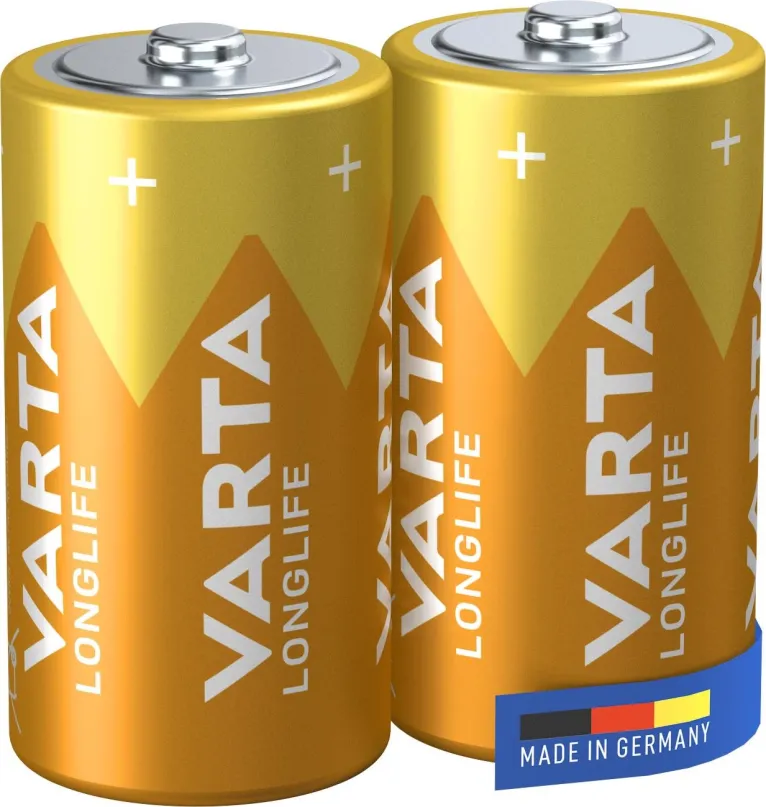 Jednorazová batéria VARTA alkalická batéria Longlife C 2 ks