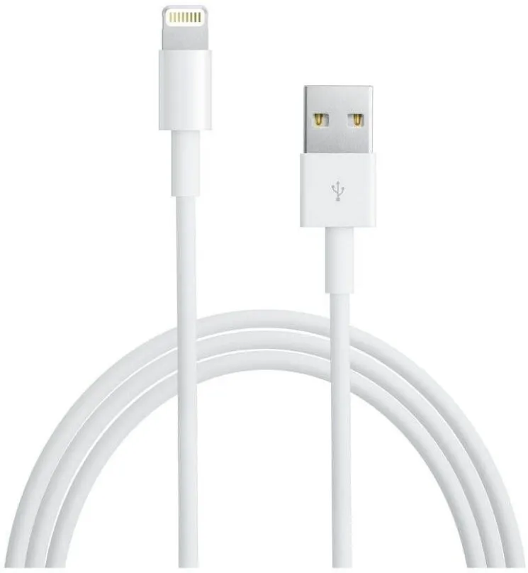 Apple nabíjací / dátový kábel Lightning na USB 1m biela (Bulk)