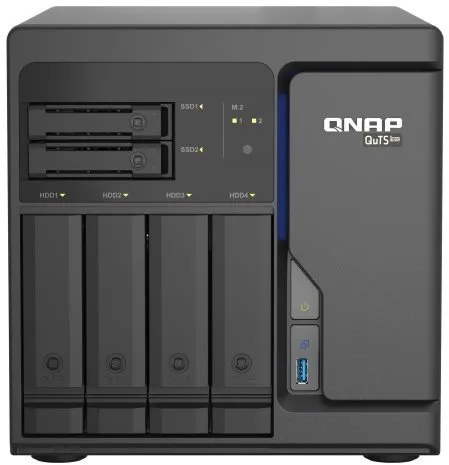 NAS QNAP TS-h686-D1602-8G, 6x, CPU Intel Xeon D-1602 2,5 GHz, 8 GB DDR4 (max. 128 GB), 3