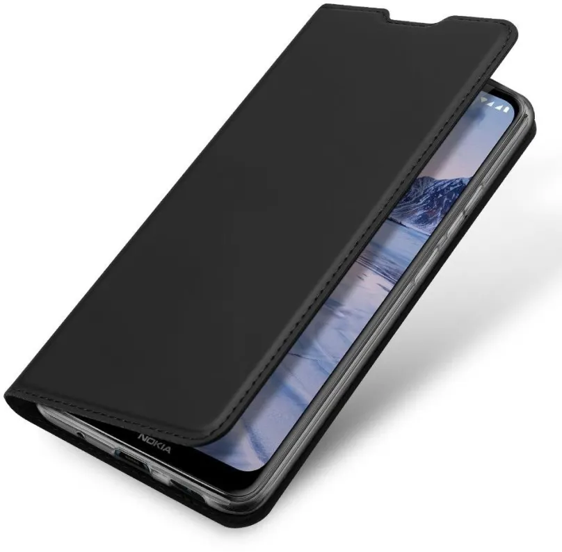 Puzdro na mobil DUX DUCIS Skin Pre knižkové kožené puzdro na Nokia 2.4, čierne