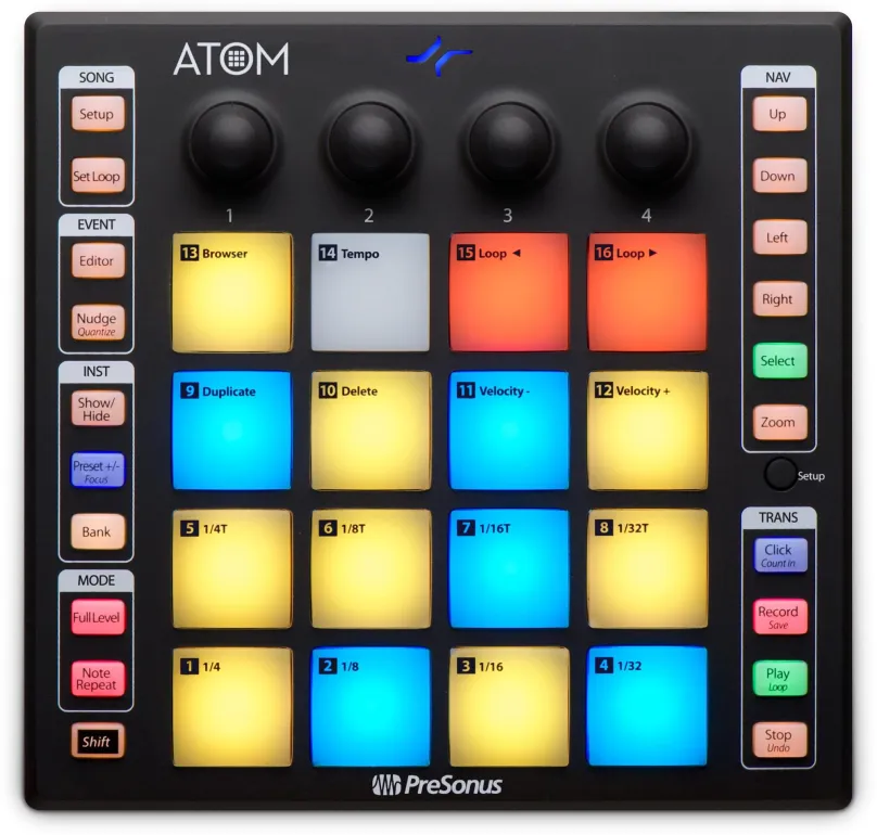 MIDI kontrolér Presonus ATOM