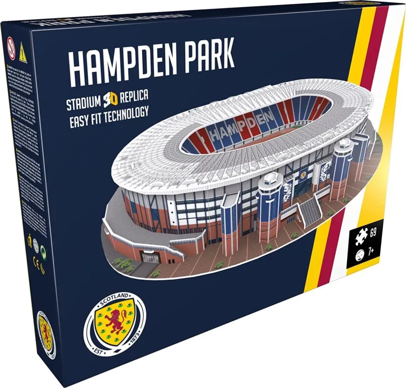 3D puzzle STADIUM 3D REPLICA 3D puzzle Štadión Hampden Park - FC Queen's Park 69 dielikov