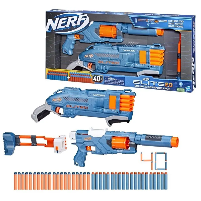 Nerf pištoľ Nerf Elite 2.0 Double Defense Pack