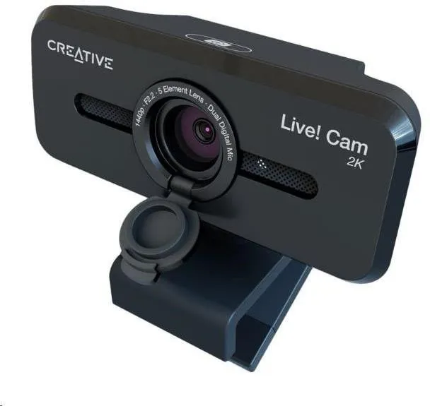 Webkamera Creative LIVE! CAM SYNC 1080P V3, s rozlíšením QHD (2560 x 1440 px), vstavaný m