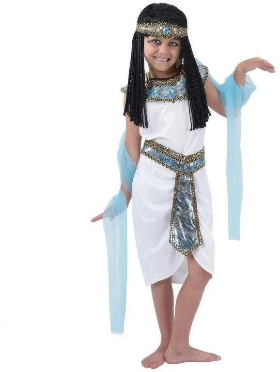 Kostým MaDe Šaty na karneval - Egyptská kráľovná, 110 - 120 cm