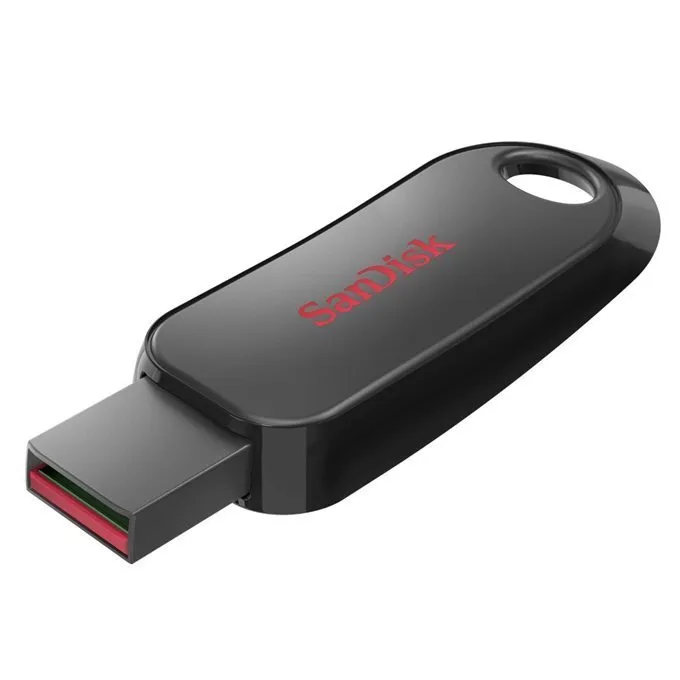 Flash disk SanDisk Cruzer Snap, USB 2.0, USB-A, kapacita 64 GB, 128-bitové aes šifrová