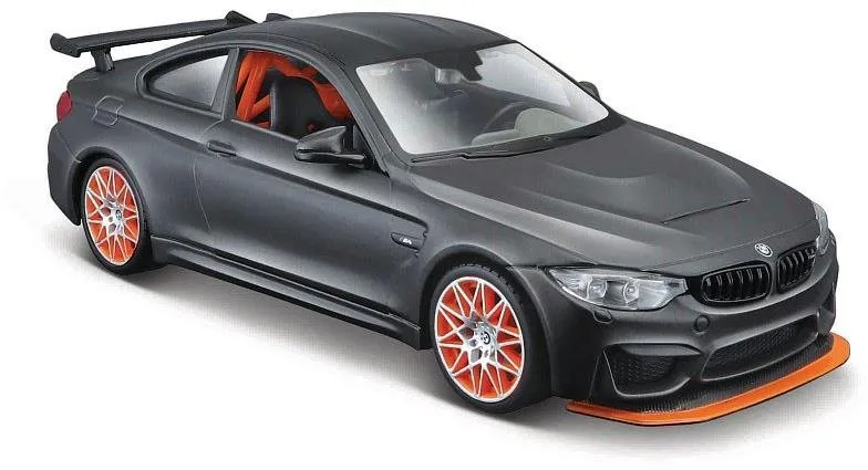 Kovový model Maisto BMW M4 GTS, matná kovovo-šedá