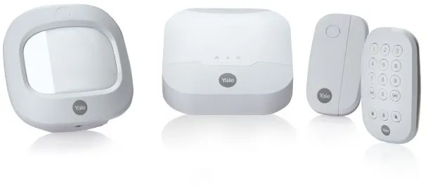 Alarm Yale Sync alarm kit IA-312, , šikovný domový, pripojenie cez GSM, Rádiové vlny a ZW