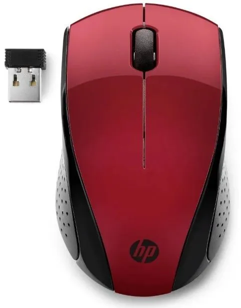 Myš HP Wireless Mouse 220 Sunset Red, bezdrôtová, symetrická, na AA batérie, citlivosť 160