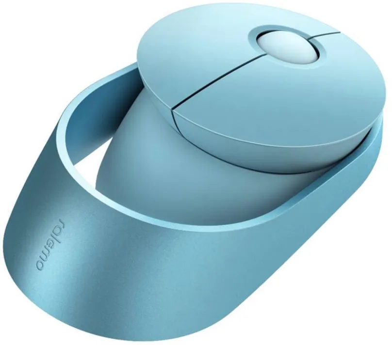 Myš Rapoo Ralemo Air 1, modrá, bezdrôtová, optická, pre pravákov, pripojenie cez bluetooth
