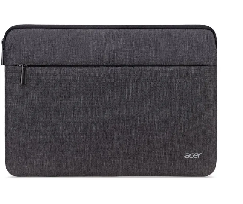 Taška na notebook Acer Protective Sleeve 15.6" - Dual Tone tmavo šedá s predným vreckom