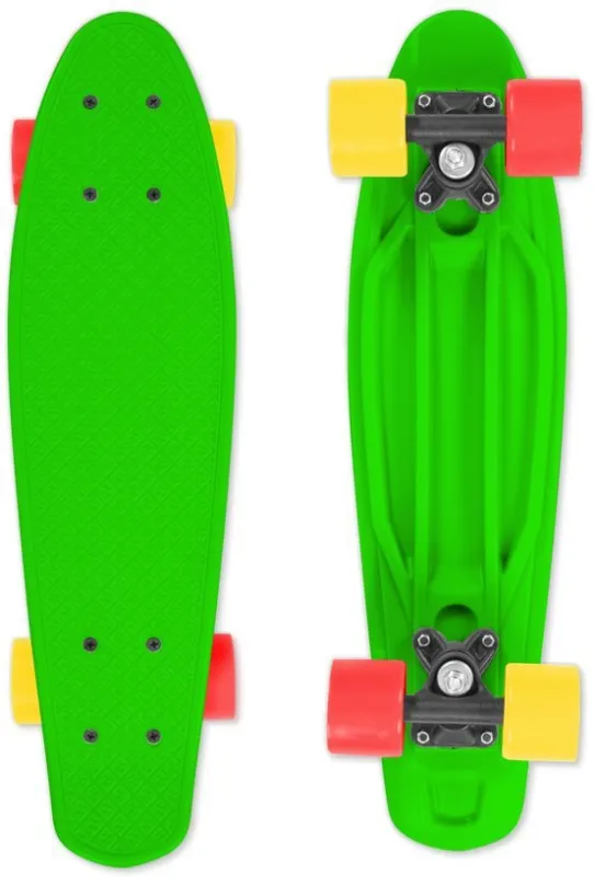 Penny board Street Surfing Fizz Board Green, s rozmermi dosky 55,5 × 14,6 cm, ložiská ABEC