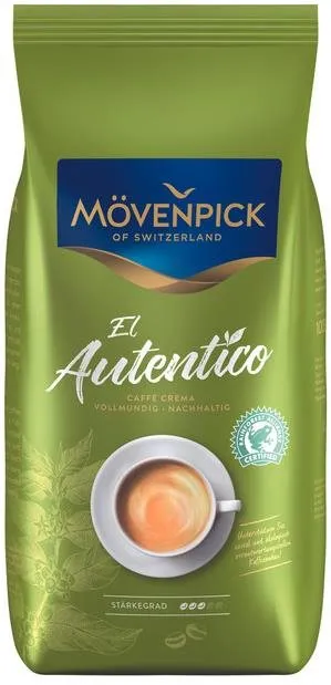 Káva MÖVENPICK of SWITZERLAND El Autentico 1000g zrno