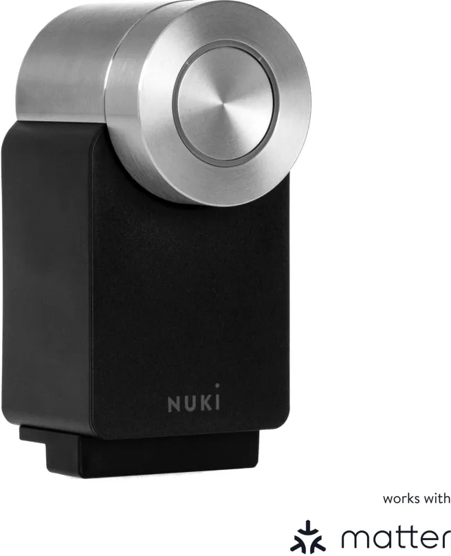 Chytrý zámok Nuki Smart Lock Pro 4. generácie - čierny (s podporou Matter)