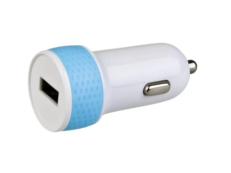 AVACOM nabíjačka do auta s výstupom USB 5V / 1A, bielo-modrá farba