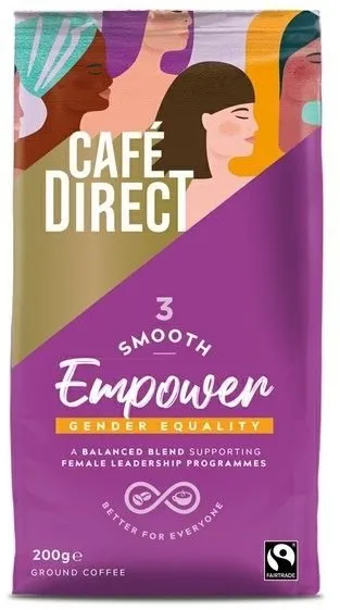 Káva Cafédirect Arabika Smooth mletá káva s tónmi mliečnej čokolády 227g