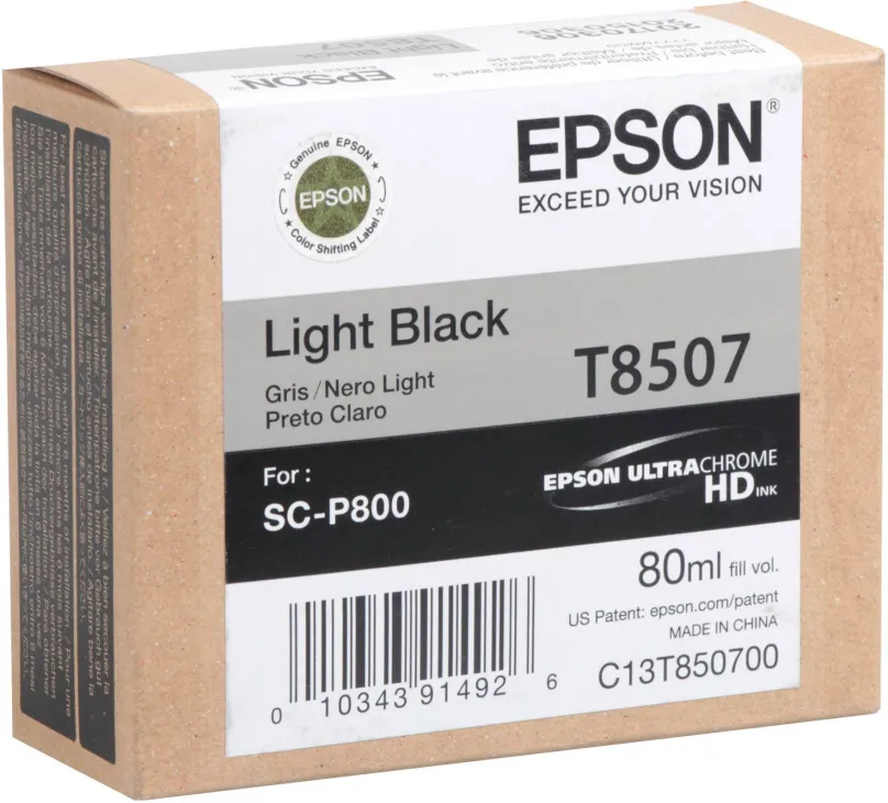 Cartridge Epson T7850700 svetle čierna