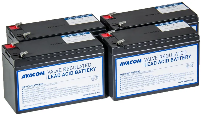 Batéria pre záložné zdroje Avacom batériový kit pre renováciu RBC31 (4ks batérií)
