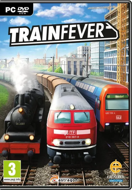 Hra na PC Train Fever, krabicová verzia, žáner: simulátor, - je simulátor železničnej obch
