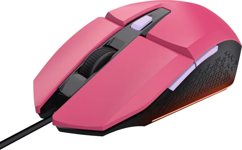 Herná myš Trust GXT109P FELOX Gaming Mouse Pink
