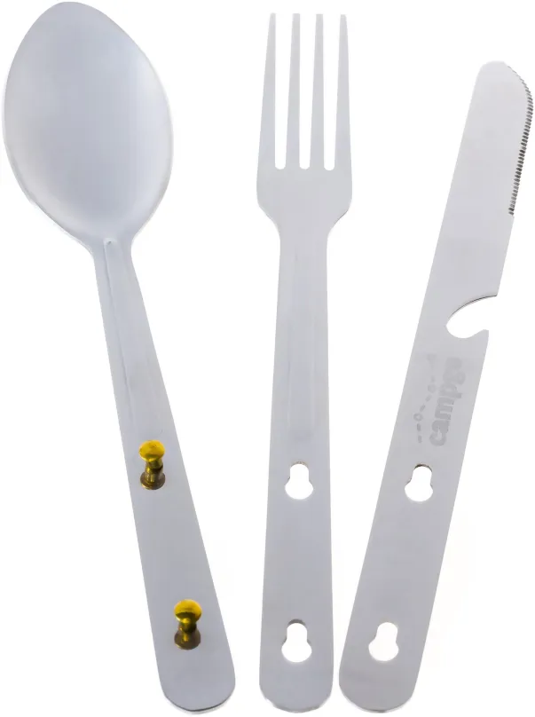 Príbor Campgo Steel Cutlery 3pcs Set