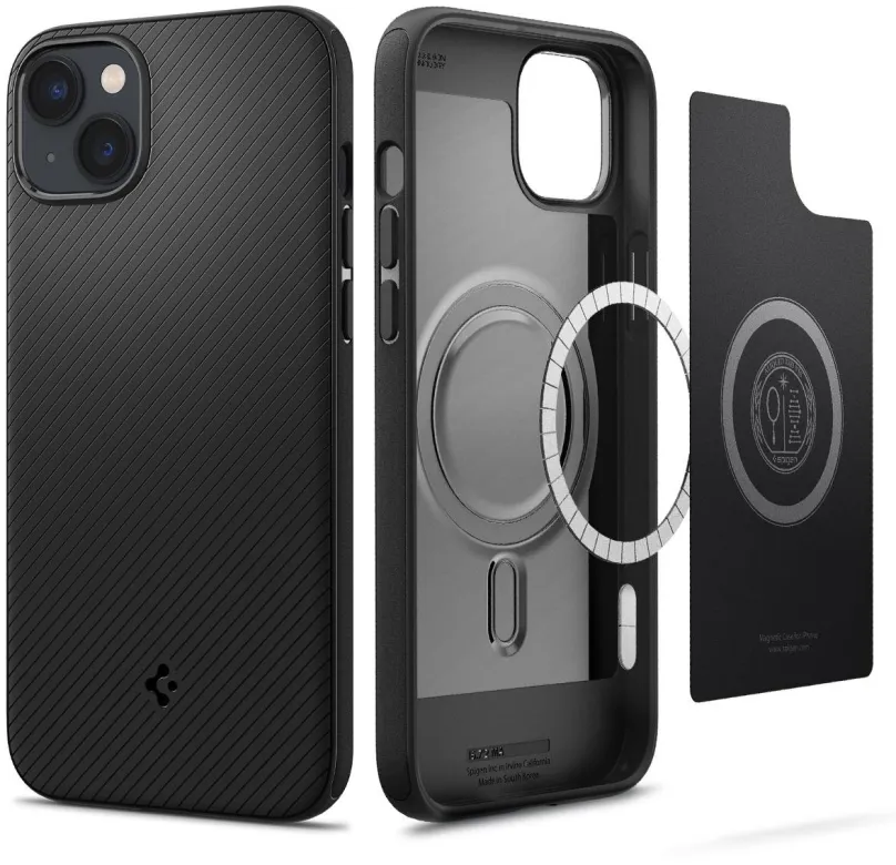 Kryt na mobil Spigen MagSafe Armor Matte Black iPhone 14 Plus, pre Apple iPhone 14 Plus, m