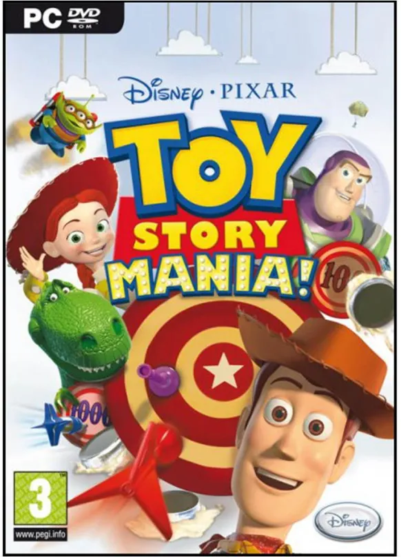 Hra na PC Toy Story Mania, krabicová verzia, žáner: detská,