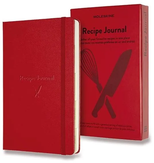 Zápisník MOLESKINE Passion Journal Recipe L, tvrdé dosky