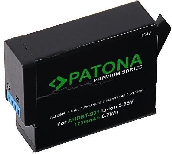 Batéria pre fotoaparát PATONA pre GoPro Hero 9/Hero 10//Hero 11 1730mAh Li-Ion Premium
