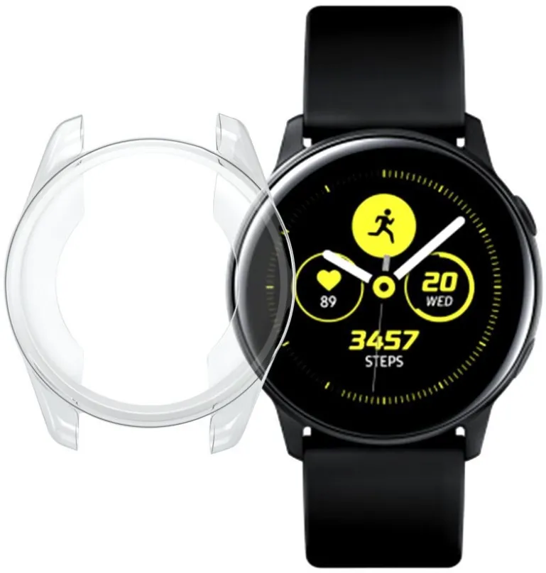 Ochranný kryt na hodinky AlzaGuard Crystal Clear TPU HalfCase pre Samsung Galaxy Watch 4 42mm