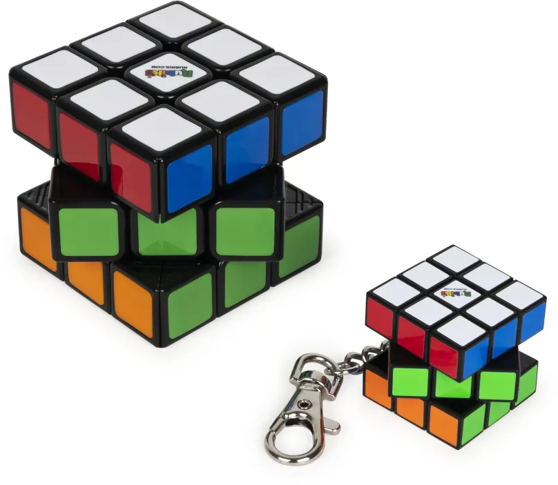 Hlavolam Rubikova kocka Sada Klasik 3x3 + Prívesok