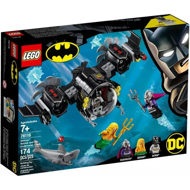 Stavebnice LEGO Super Heroes 76116 Batmanovho ponorka a stretnutiu pod vodou