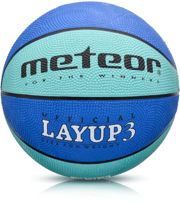 Basketbalová lopta Meteor Layup vel.3 modrý