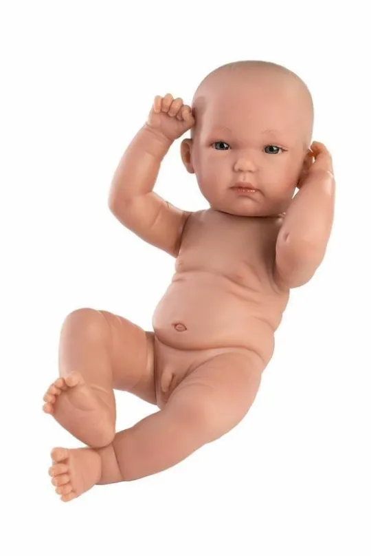 Bábika Llorens 63501 New Born Chlapček - realistická bábika bábätko s celovinylovým telom - 35 cm