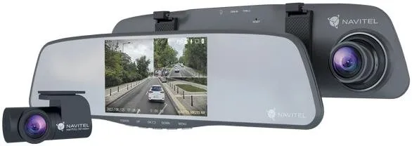Kamera do auta NAVITEL MR255 NV, duálne, zrkadlo, so snímačom CMOS Full Frame, uhol záberu