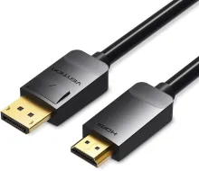 Video kábel Vention DisplayPort (DP) to HDMI Cable 1.5m Black