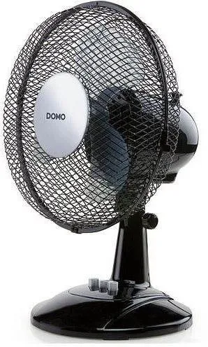 Ventilátor DOMO DO8138, stolný, nastaviteľný uhol sklonu, čierna farba, priemer lopatiek 2